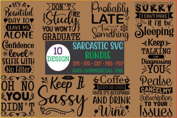 Sarcastic SVG Bundle Graphic Crafts By MRM GRAPHICS