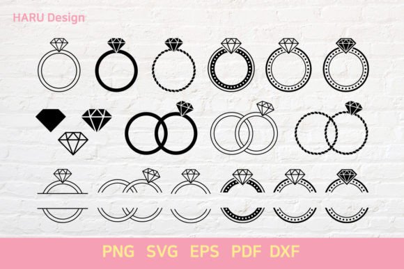 Diamond Ring Graphic Crafts By HARUdesign