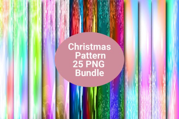 Merry Christmas Pattern Bundle Design Afbeelding Papieren Patronen Door Dream Master