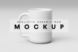 Realistic Ceramic Mug Mockup Graphic Product Mockups By MockupForest 1