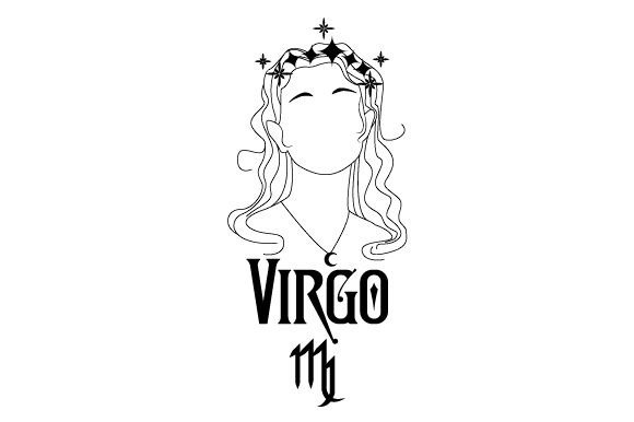Zodiac Sign Virgo Pagano Archivo de Corte de Manualidades Por Creative Fabrica Crafts