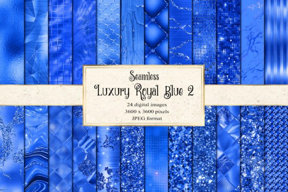 Luxury Royal Blue Textures Grafik Papier Texturen Von Digital Curio