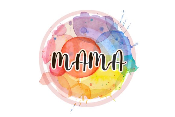 Mama Floral Watercolor Sublimation Graphic Crafts By SvgBuzz