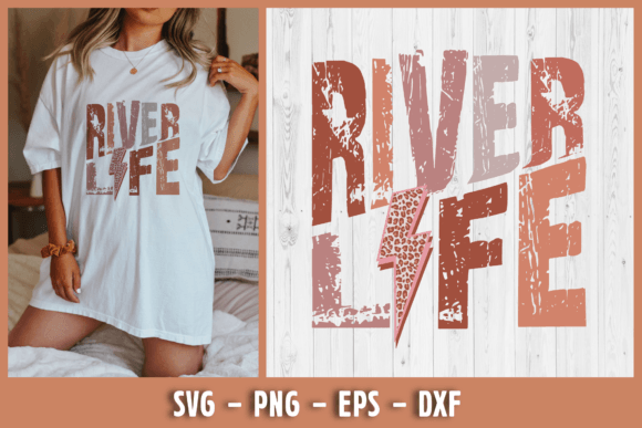 River Life Grafik Plotterdateien Von Matchi Studio
