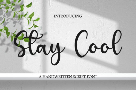 Stay Cool Script & Handwritten Font By Nirmala Creative