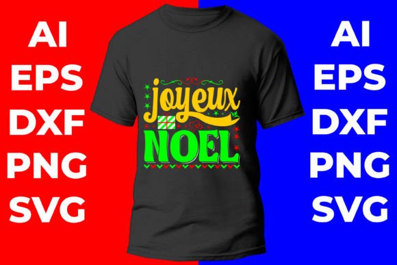 Joyeux Noel. Graphic T-shirt Designs By Antorgraphics78