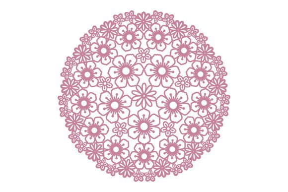 Paper Doily - Flower Mandala Intricate cuts Craft Cut File By Creative Fabrica Crafts