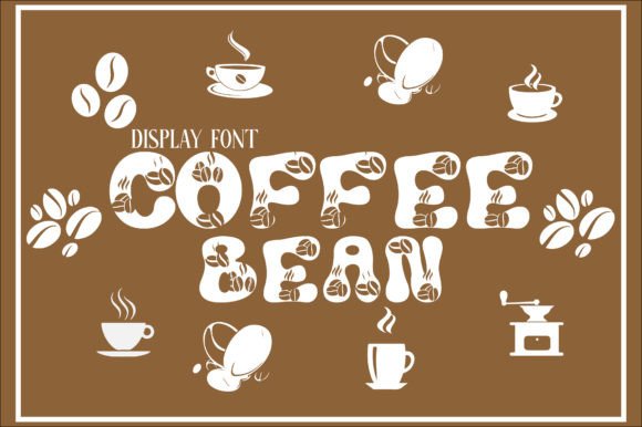 Groovy Coffee Decorative Font By AvocadoSVG