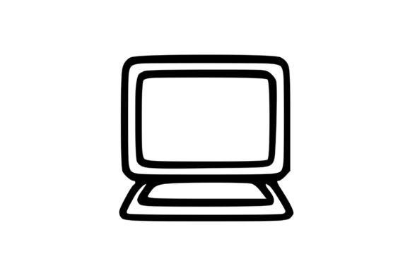 Dingbat Icon Glyph Laptop Graphic Crafts By GraphicsBam Fonts