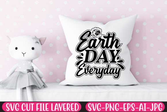 Earth Day Everyday Gráfico Manualidades Por Rusho Designs