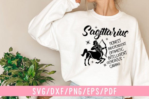 Sagittarius, Zodiac SVG Graphic Crafts By etcify