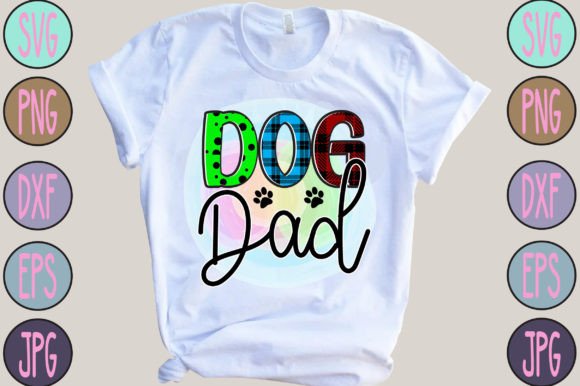 Dog Dad Graphic T-shirt Designs By Sublimation_Bundle