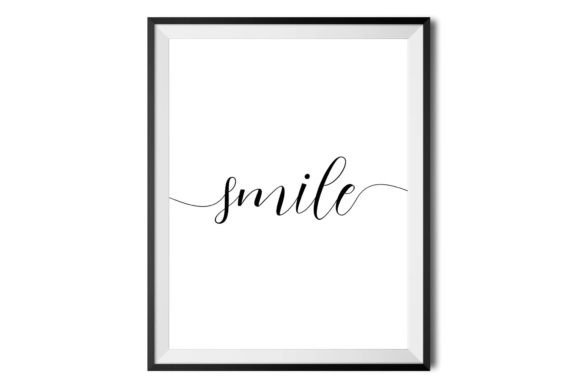 Smile Graphic Print Templates By ZoollGraphicsPrints