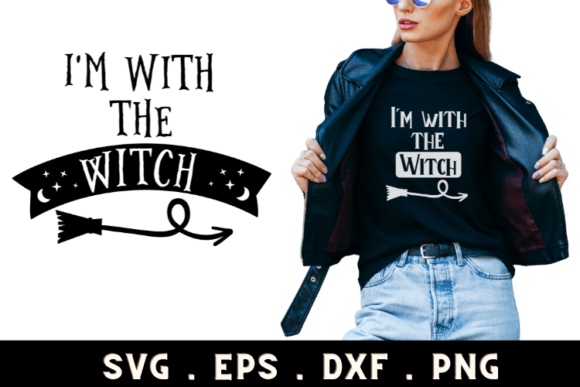 Halloween Witch SVG, Witch Cut Files Graphic T-shirt Designs By momstercraft