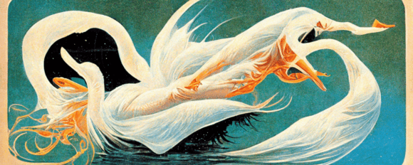 Gráfico ornamentado épico da princesa do Lago dos Cisnes de Kelly Freas Conteúdo da Comunidade Por cc-xinyu