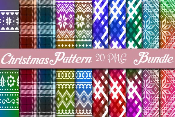 Merry Christmas Pattern Bundle Design Graphic Patterns By Dream Master
