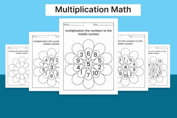 Multiplication Math Worksheets for Kids. Afbeelding Groep 3 Door nayantamli