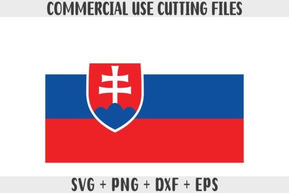 Slovakia Flag SVG Original Colors Graphic Crafts By Zoomksvg