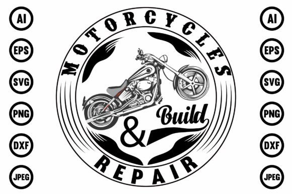 Motorcycles Build & Repair Grafik Plotterdateien Von TRANSFORM20