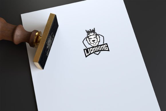 Logo Black and White - Lion King Graphic Logos By RANartLabs