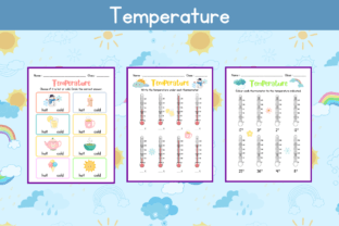 Worksheet Weather, Temperature, Seasons Graphic K By REINDEER 3