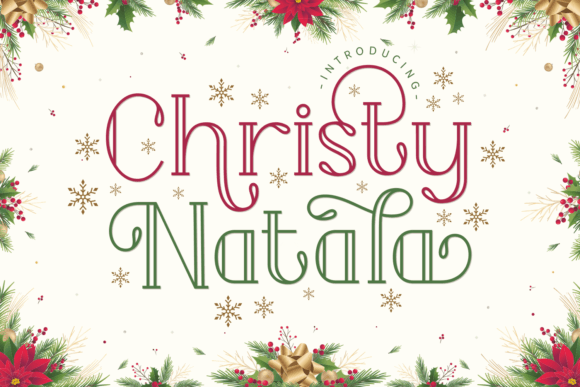 Christy Natala Display Font By Dani (7NTypes)