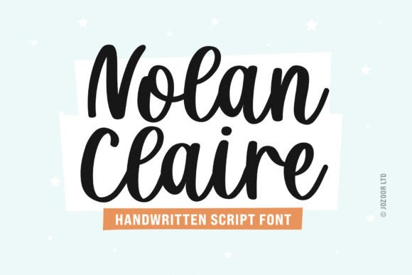 Nolan Claire Script & Handwritten Font By Jozoor