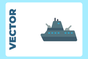 Military Ship Illustration Illustrations Imprimables Par Robot Creative