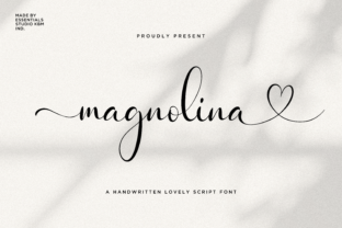Magnolina Script & Handwritten Font By Essentials Studio 1