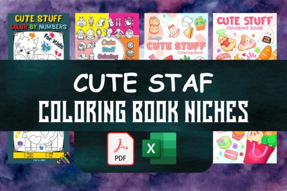 Cute Staf Coloring Book Niches 400+ Graphic KDP Keywords By MT EXCLUSIVE