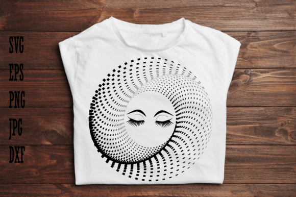 Spiral Dotted SVG T-shirt Design Graphic T-shirt Designs By Mofazzal