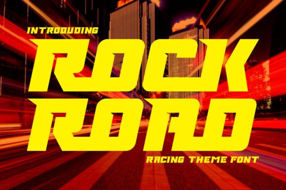 Rock Road Display Font By putracetol