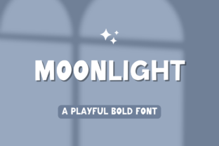 Moonlight Display Font By Cotton White Studio 1