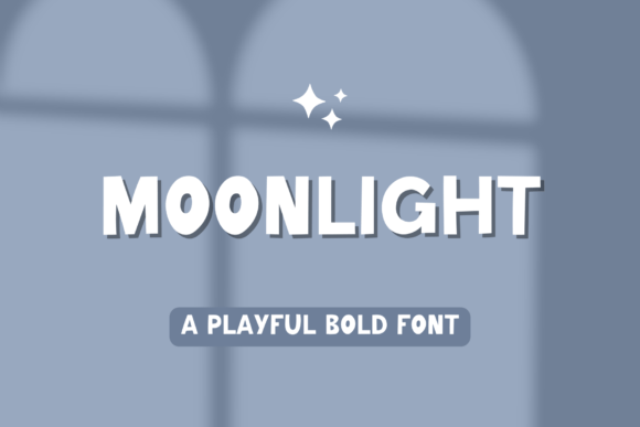 Moonlight Display Font By Cotton White Studio