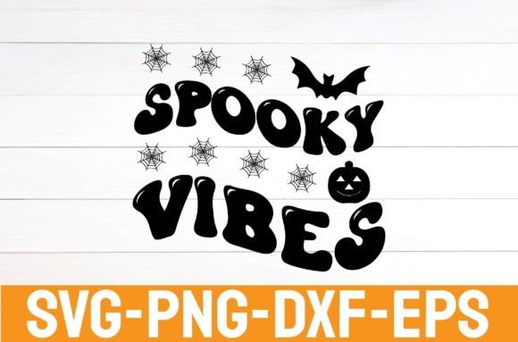 Spooky Vibes SVG Design Graphic Crafts By Trendy CraftSVG