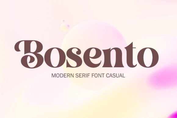 Bosento Serif Font By gatype