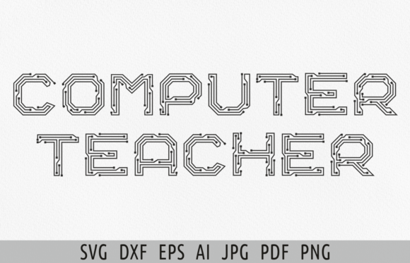 IT Teacher Svg Computer Teacher Svg Png Graphic T-shirt Designs By Julia's digital designs