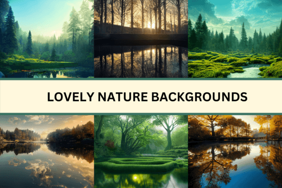 Lovely Nature Backgrounds Graphic Backgrounds By Alavays