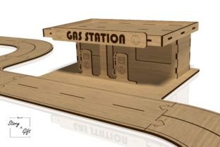 Road Track, Wood Game, Svg Laser Cu File Graphic 3D SVG By engravedstoryandgift 3