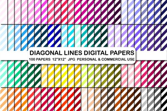 Diagonal Lines Digital Background Papers Graphic Patterns By bestgraphicsonline