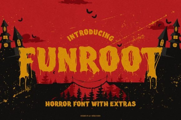 Funroot Display Font By Alit Design