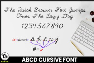 Abcd Cursive Arrows Script & Handwritten Font By AntarArt 3