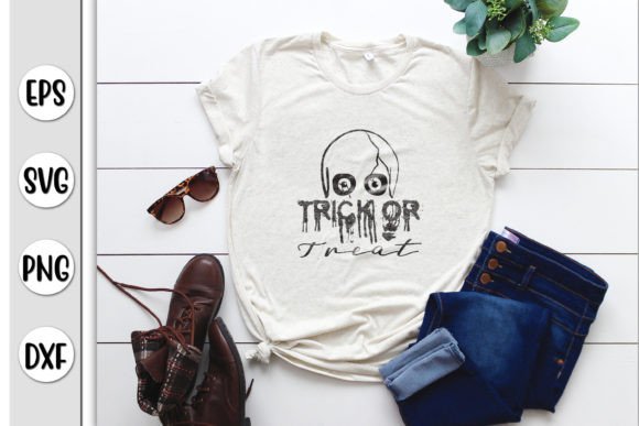 Trick or Treat Graphic T-shirt Designs By Svg Discover Studio