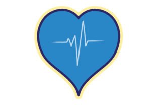 Heartbeat - Sticker Medical Fichier de Découpe pour les Loisirs créatifs Par Creative Fabrica Crafts 1