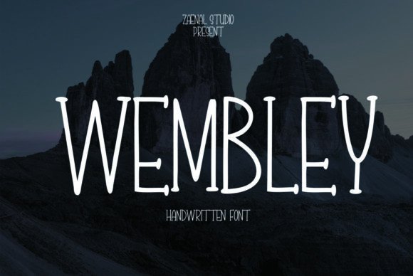 Wembley Serif Font By Zaenal Studio