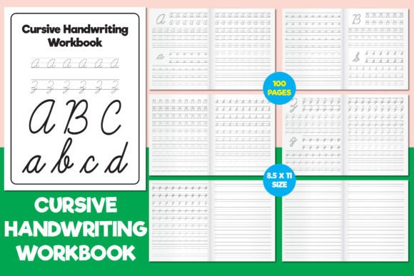 Cursive Handwriting Workbook for Kids Graphic 3rd grade By 2masudrana4