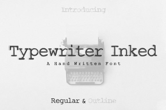 Typewriter Script & Handwritten Font By Creative Tacos