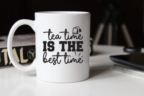 Tea Time is the Best Time Gráfico Diseños de Camisetas Por Vintage
