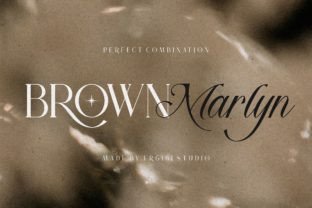 Brown Marlyn Duo Fontes de Exibição Fonte Por ergibi studio 1