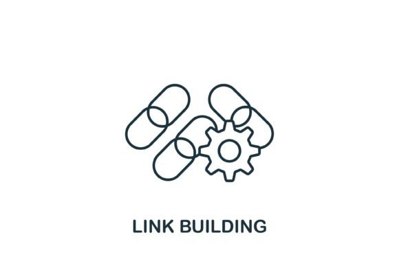 Link Building Icon Grafik Symbole Von aimagenarium